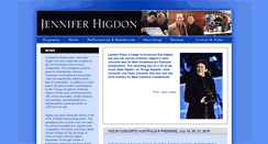 Desktop Screenshot of jenniferhigdon.com